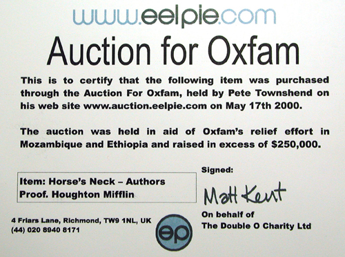 00-05-17 Pete auction certificate