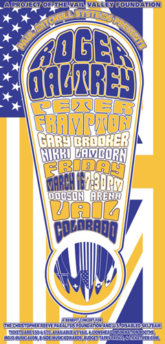 Roger Daltrey Vail 2001 poster
