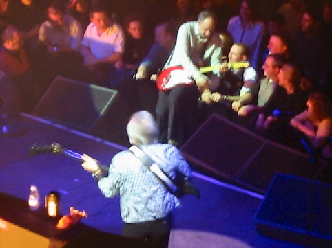 Pete Townshend falls off stage 2002