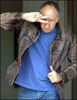 Pete Townshend leaving home May 2003