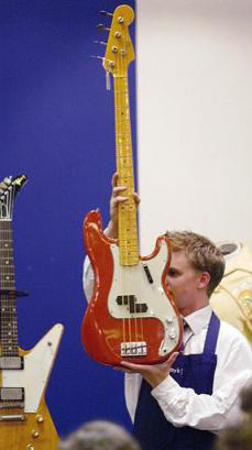 John Entwistle bass at auction