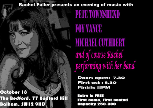 Rachel Fuller ad 18 Oct 2005