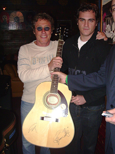 Roger Daltrey and Joaquin Phoenix