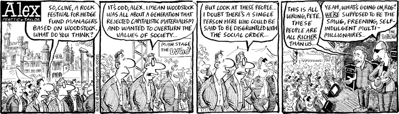 The Who Hedgestock cartoon