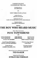 The Boy Who Heard Music program