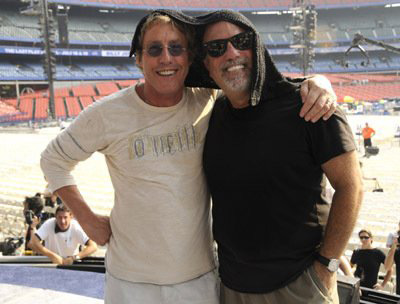 Roger Daltrey and Billy Joel at Shea