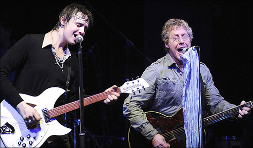Roger Daltrey and Pete Doherty