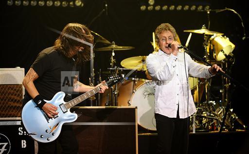 Roger Daltrey with the Foo Fighters
