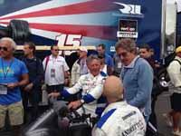 Roger Daltrey at Indy Car