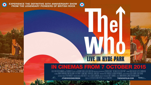 The Who in Hyde Park in theaters