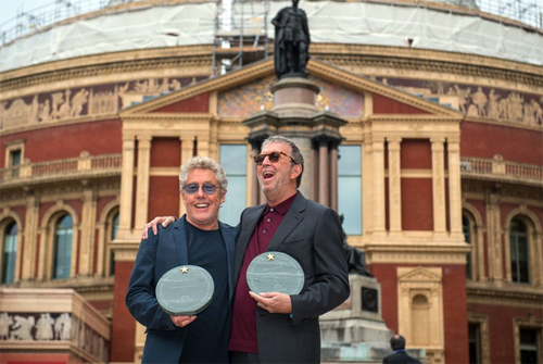 Roger Daltrey Royal Albert Hall plaque