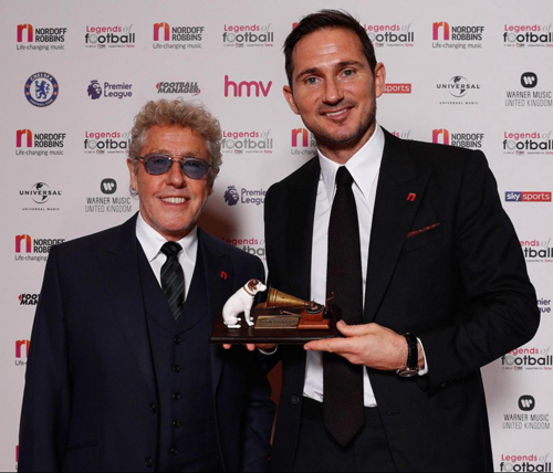 Roger Daltrey and Frank Lampard