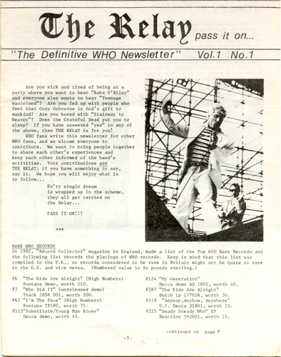 The Relay issue 1