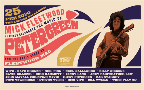 2020 Peter Green tribute concert ad