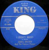 James Brown I Don't Mind single