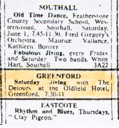 Detours ad 1 June 1963