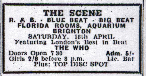18 Apr 1964 Who ad