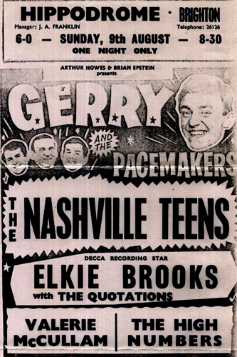 High Numbers ad 9 Aug 1964