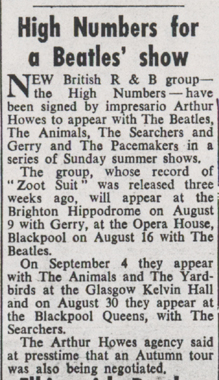 Beatles Who advancer
