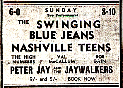 High Numbers Ad Sept 6 1964
