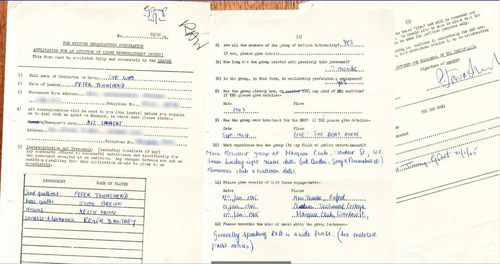 20 Jan 1965 BBC audition request