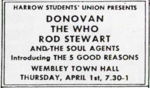 The Who ad 1 April 1965