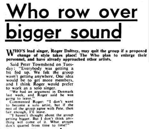 Who Row Over Bigger Sound