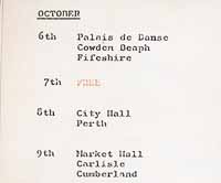 The Who date schedule 1965