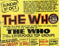 The Who at The Cavern 1965 poster
