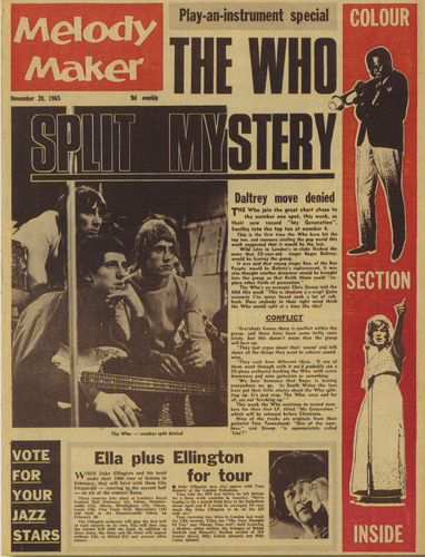 Melody Maker 20 Nov 1965