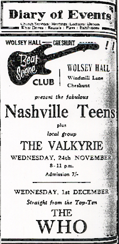 The Who ad 1 Dec 1965