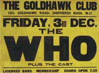 1965 Who Goldhawk poster