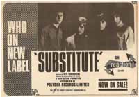 Substitute ad in Record Mirror