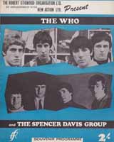 The Who April 1966 programme