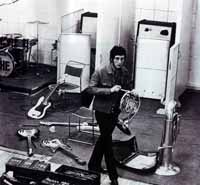 John Entwistle in studio 1966