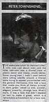 Pete Townshend Datebook 1996