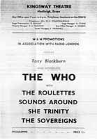 Programme for 25 Jan 1967 The Who show
