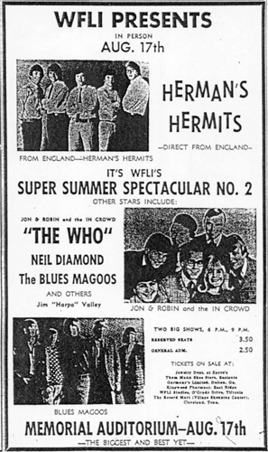 The Who ad Aug 17 1967