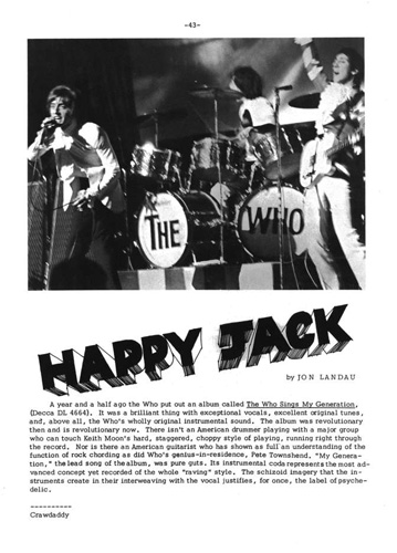 Crawdaddy Happy Jack review
