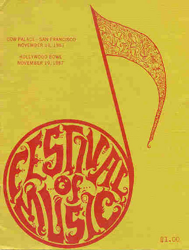 Hollywood Bowl program Nov 19 1967