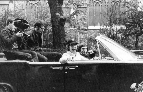 Pete Townshend during Lone Ranger filming