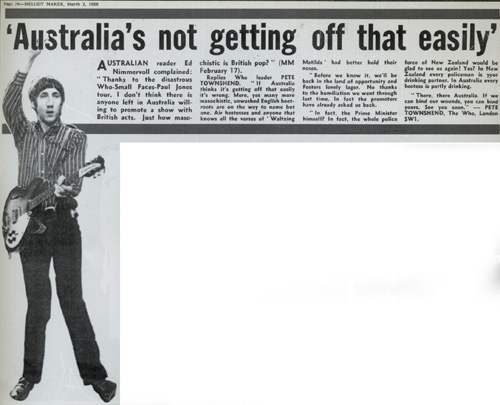 Pete in Melody Maker 2 Mar 1968