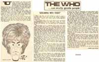 Roger Daltrey in Record Mirror 1968