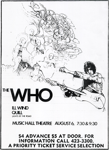 Ad for Aug. 6, 1968 Who show