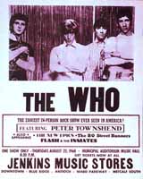 Poster for Aug. 22, 1968 Who show