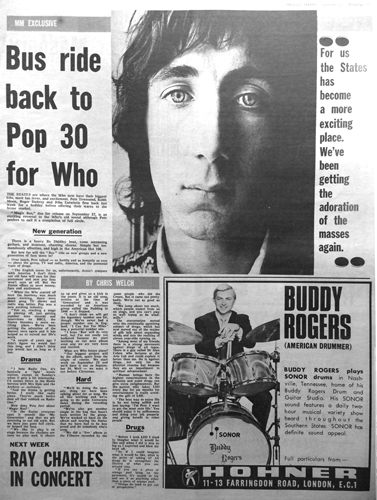 Pete Townshend Melody Maker 21 Sep 1968