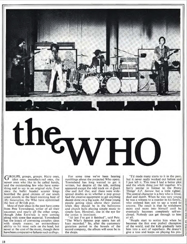 Who article in Feb. 1969 Beat Instrumental