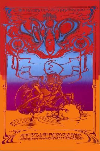 The Who Hollywood Bowl 1969 poster