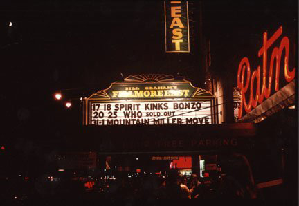 Fillmore East Oct. 1969