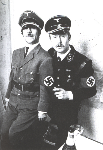 Keith Moon and Viv Stanshall as Nazis